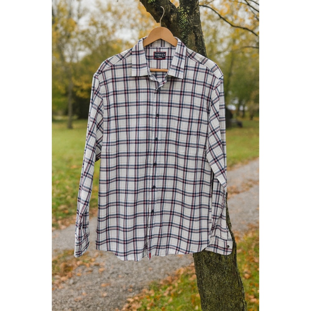 UNTUCKit XL Plaid Button-Up Shirt | Effortless Casual Style Smart Fit